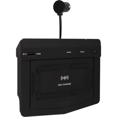 Chargeur Sans Fil pour Voiture 2-en-1 Support Téléphone 15W Plug and Play pour XT4 2018-2021