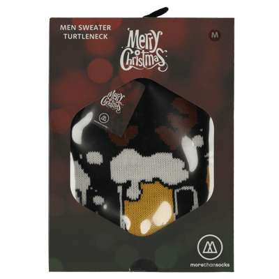 Morethansocks - Foute kersttrui heren - Turtle nek - kerstrrui - kerstrui heren - Brewdolph - kersttruien - kerst trui