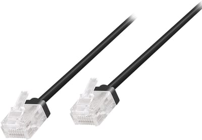 LogiLink CQ3053U netwerkkabel Zwart 2 m Cat6a U/UTP (UTP)