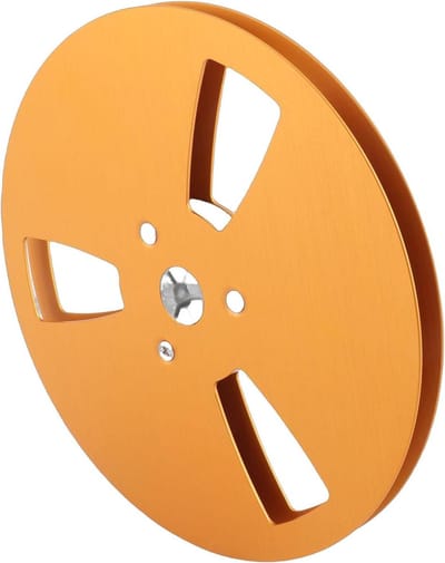 Lege Tapespoel - Opname Spoel - Muziek Opnemen - Aluminiumlegering - 7 Inch Diameter - Goud