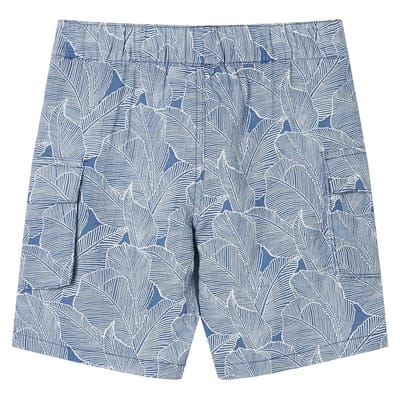 vidaXL Kindershorts met trekkoord 116 donkerblauw