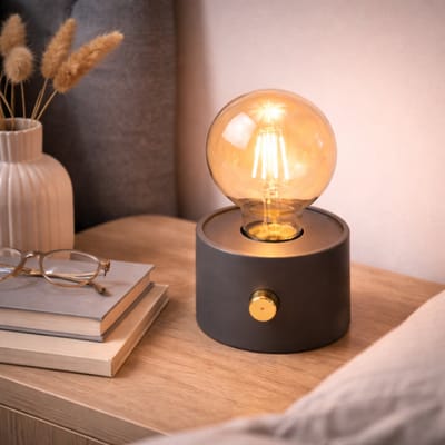 Tafellamp Dimbaar & Oplaadbaar – 15 cm – Warm Licht – Nachtlampje