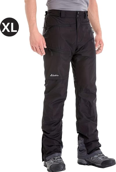 Nivard Skibroek - Skipak - Snowboard Broek - Winterbroek - Sneeuwbroek - Heren - Wintersport - Buiten - Zwart - Maat XL