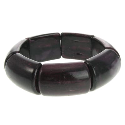 Behave - Armband dames - Paars marmerlook - Statement siertrend