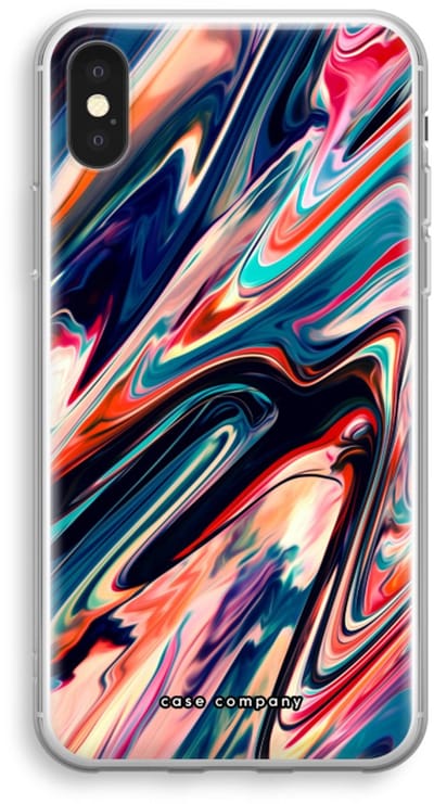 Case Company® - Hoesje geschikt voor iPhone XS hoesje - Quantum Being - Soft Cover Telefoonhoesje - Bescherming aan alle Kanten en Schermrand