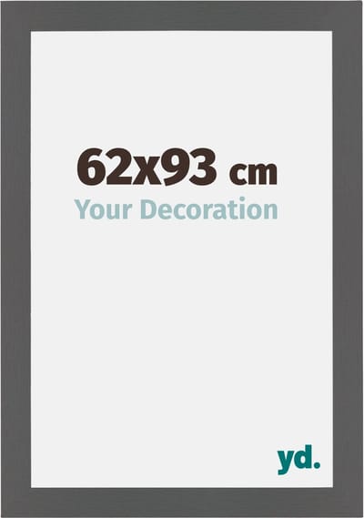 Your Decoration - Fotolijst 62x93 cm - MDF - Antraciet - Mura
