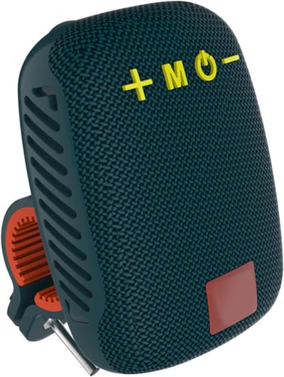 Draadloze Bluetooth Speaker voor Fietsen met FM Radio, Handsfree Bellen en IPX5 Waterdichtheid, Ideaal voor Buitenactiviteiten en Clutch Ondersteuning