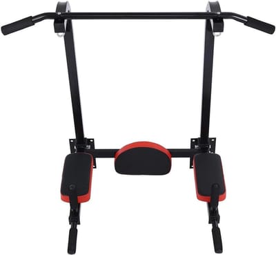 Wandmontage Optrekstang - Krachtstation - Thuis Fitness - Extreem Stevige Constructie - Max 120kg - Zwart