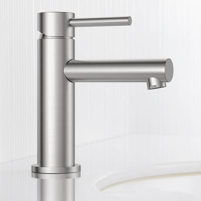 Cecipa MAX Wastafelkraan - Badkamerkraan Geborsteld RVS - Mengkraan - Waterbesparend - Inclusief 60cm Slangen - Loodvrij
