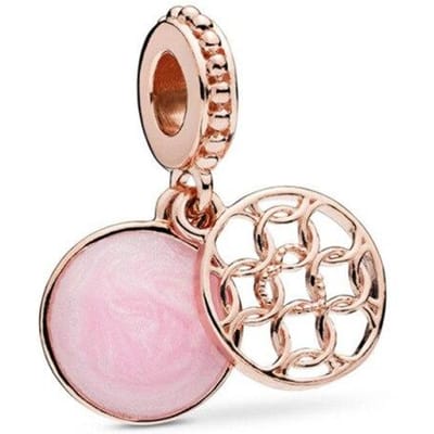 100% echte 925 sterling zilveren roségouden strik hanger kralen voor originele Panjia armband maken DIY dames sieraden white