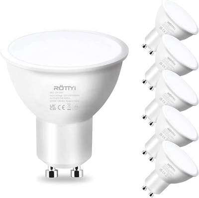 GU10 LED Gloeilampen 6 Stuks 6500K Daglichtwit 5W 450LM Spaarlamp