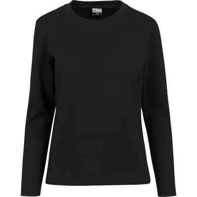 Urban Classics - Athletic Interlock Sweater/trui - S - Zwart
