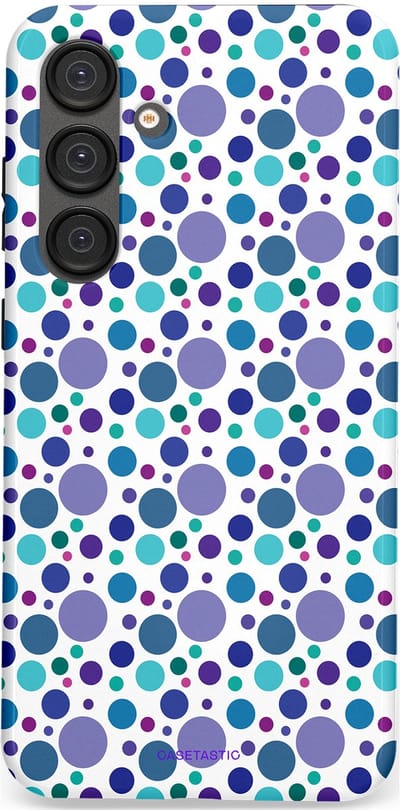 Casetastic Hoesje Geschikt voor Samsung S25 Plus - Stijlvolle Beschermende Duo-layer Case - Bubble blauw