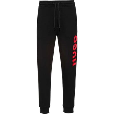 Hugo Mann Dutschi Logo Slim Joggingbroek (Zwart)
