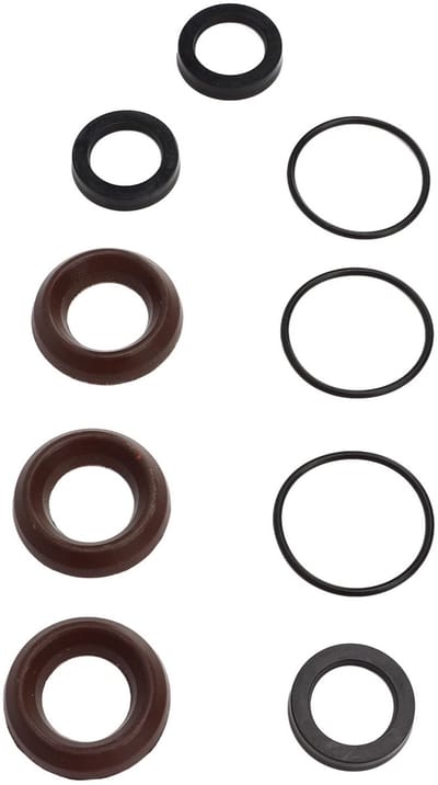 Dailygoods- Pomp Seal Kit 9 Stuks - Geschikt voor Annovi Reverberi 18mm - Rubber - Lekkagepreventie - Vervangend Onderdeel AR1857 - Pakkingset