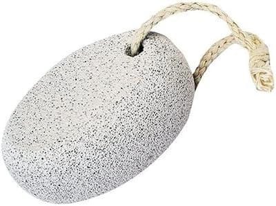 Pumice Stone - Voetvijl - Huid Verfrissen - Natuurlijk Materiaal - 12 x 5 x 5 cm - Wit