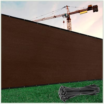 Omheiningsscherm Privacyscherm - Windscherm Tuinhek - Privacy Creëren - 170 GSM Maagdelijk HDPE - 24 x 39 m - Bruin