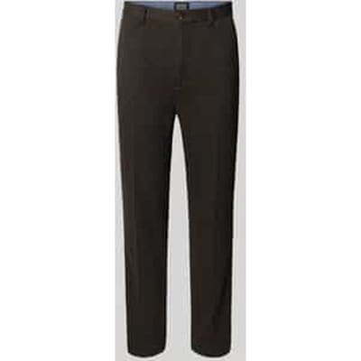 Stoffen broek met achterzakken