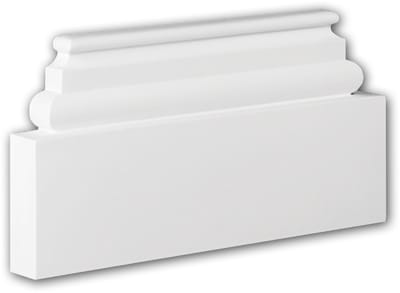 Pilaster voetstuk 123500 Profhome Sierelement tijdeloos klassieke stijl wit