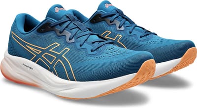 Asics Gel-Pulse 15 - Hardloopschoen - Blauw/Oranje - Maat 44 Heren