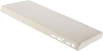 Tuinbank Kussen Set - Linnen Kussens - Comfortabel Zitten - Waterafstotende Hoes - 60 x 100 cm - Grijs