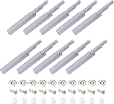 10 stuks - Deursnapper - Deurbuffer - Deursluiter - Deurdemper - Greeploos - demperbuffers - Magnetisch - Automatische Druk Deuropeners - voor Kast en Meubels