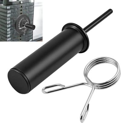 SnelShoppen - Gym Pin Extra Gewicht 10mm Diameter met Veerklem, Robuuste en Duurzame Trainingspen voor Thuisgym, Krachtstation en Fitnessapparatuur