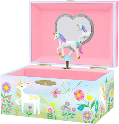 GIGGLE AND HONEY Muziekdoos Juwelen - Bloemen Eenhoorn - Walz Of The Flowers.
