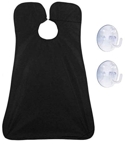 Baardschort - Baardhaarverzamelaar - Waterdichte antiaanbakverzorgingsdoek - Baardhaarverzamelaar voor scheren en trimmen - Met 2 zuignappen - Beste cadeau voor mannen - 115*75cm