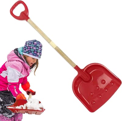 Kindersneeuwschep - Winterspeelgoed - Sneeuw Scheppen - Duurzaam Ontwerp - 28.6 x 25.6 cm - Rood
