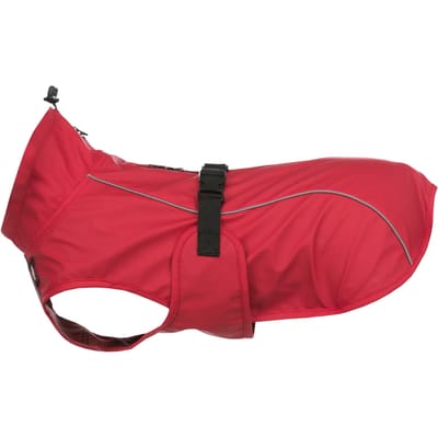 Trixie Regenjas Hond - Vimy - Rood - Ruglengte 70 cm - 4XL