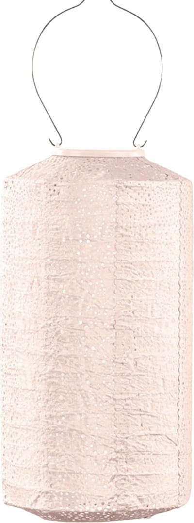Lumiz Solar Tuinverlichting - Lampion - Cylinder - 18 cm - Soft Blush