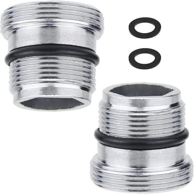 Kraanadapter M18.5 naar M22 - Metalen schroefadapter voor waterfilters en beluchters