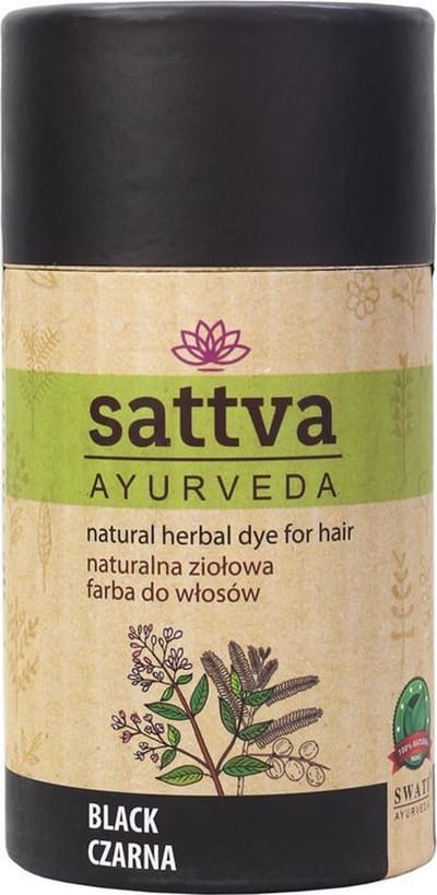 Natuurlijke kruidenverf voor het haar natuurlijke kruiden haarverf zwart 150g