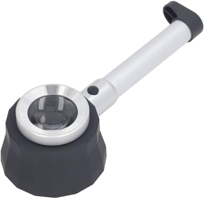 Dailygoods - Vergrootglas met Licht, 45x Handheld Vergrootglas voor Lezen en Inspectie