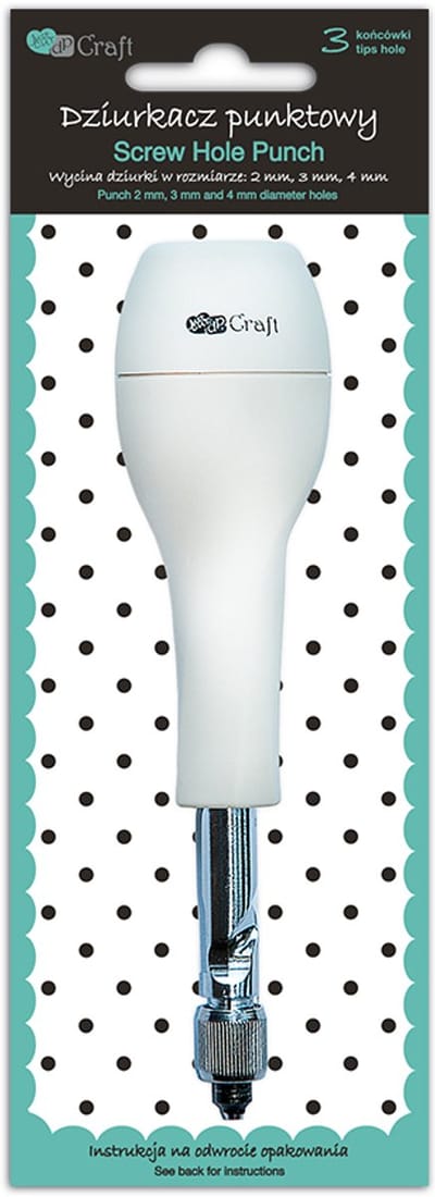 Merkloos Cirkelpons voor Scrapbooking en Knutselen - 3 Maten