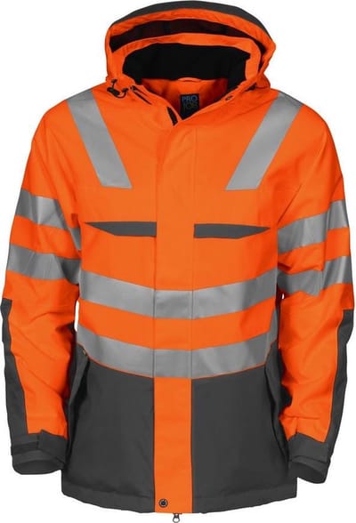 6418 PADDED JACKET ORANGE HV S
