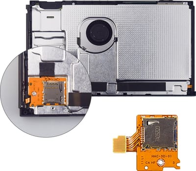 Togadget® - geschikt voor Nintendo Switch MicroSD Card Slot Socket Reader Board - Micro SD TF Card Slot Socket Reader Board Voor Nintendo Switch NS NX Console Vervanging