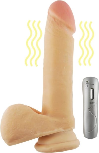 Vibrator- Dildo - KRONOS-LOVECLONEX - 7inch-vibrerend