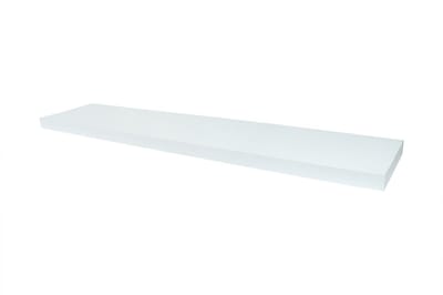 Zwevende Wandplank 118 x 24 cm Wit | Per Stuk