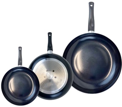 Set van 3 Kookpannen 20, 24 en 32 cm en 4 braadpannen 12, 16, 20 en 24 cm Elo Prima Brillant