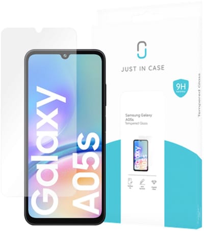 Just in Case screenprotector geschikt voor Samsung Galaxy A05s - Screenprotector Gehard Glas