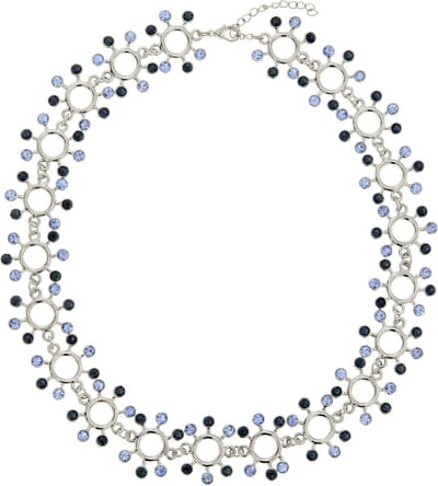 Behave – statement ketting – blauw – kristal – feestelijk – nikkelvrij