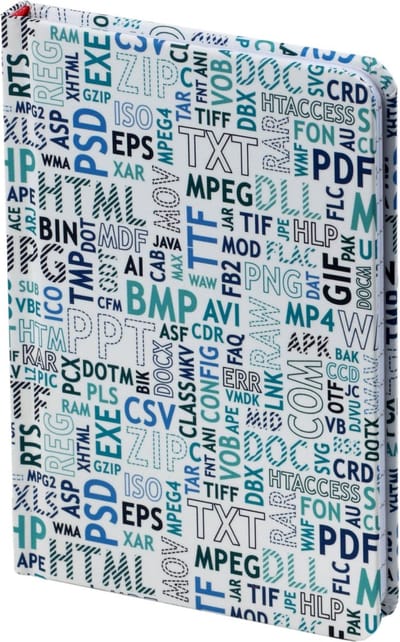 D-7748 A6 gelinieerd papieren dagboek blauwe codes