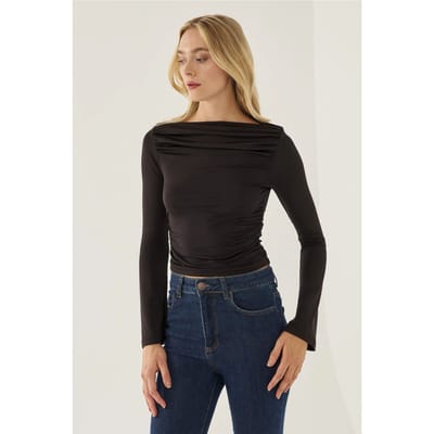 Drapé Gedetailleerde Top