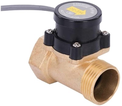 Waterstroomschakelaar - Flow Switch Boosterpomp - Watercirculatie Regelen - Magnetische Automatische Controle - 1 Inch - Koper