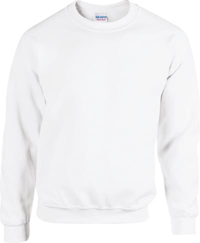 Heavy Blend™ Crewneck Sweater White - XXL