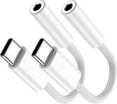 Adapter USB C naar 3.5mm Aux Audio Kabel Dongle voor Hoofdtelefoons, Compatibel met iPhone 15, Samsung Galaxy S24 en iPad Mini/Pro/Air
