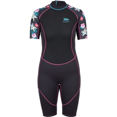 Trespass Sonar Wetsuit Dames/Dames (Donkergrijs)