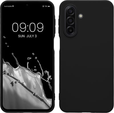 kwmobile telefoonhoesje geschikt voor Samsung Galaxy A17 4G / 5G - Hoesje voor smartphone - Back cover in mat zwart